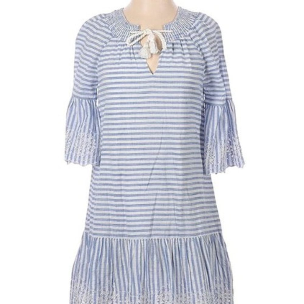 Vineyard Vines Blue & White Striped Dress